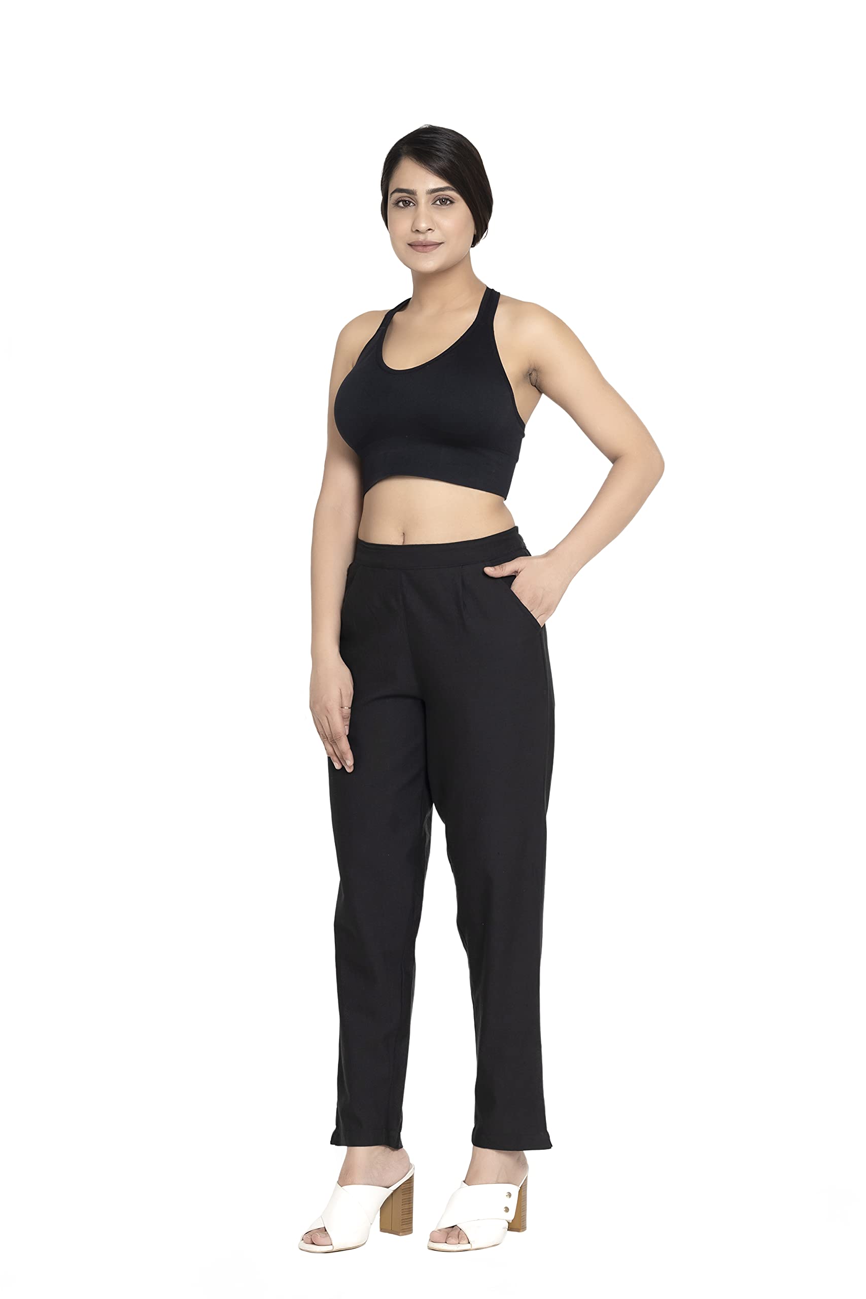 DIGITAL SHOPEE Women's Regular Fit Casual Pants