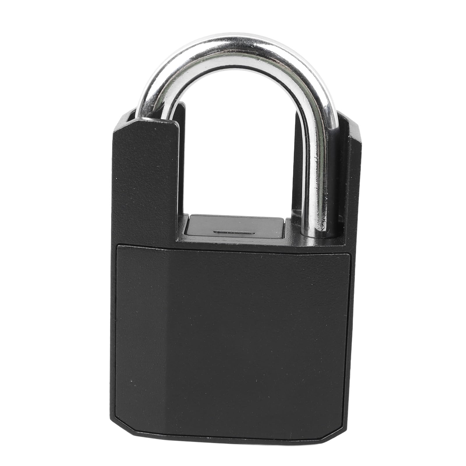 Fingerabdruck-Vorhängeschloss, intelligentes elektronisches Schloss, Bluetooth-Telefon-Entriegelung, wasserdicht, schwarz, für Fitnessstudio, Spind, Schule, Zinklegierung, 11 x 7