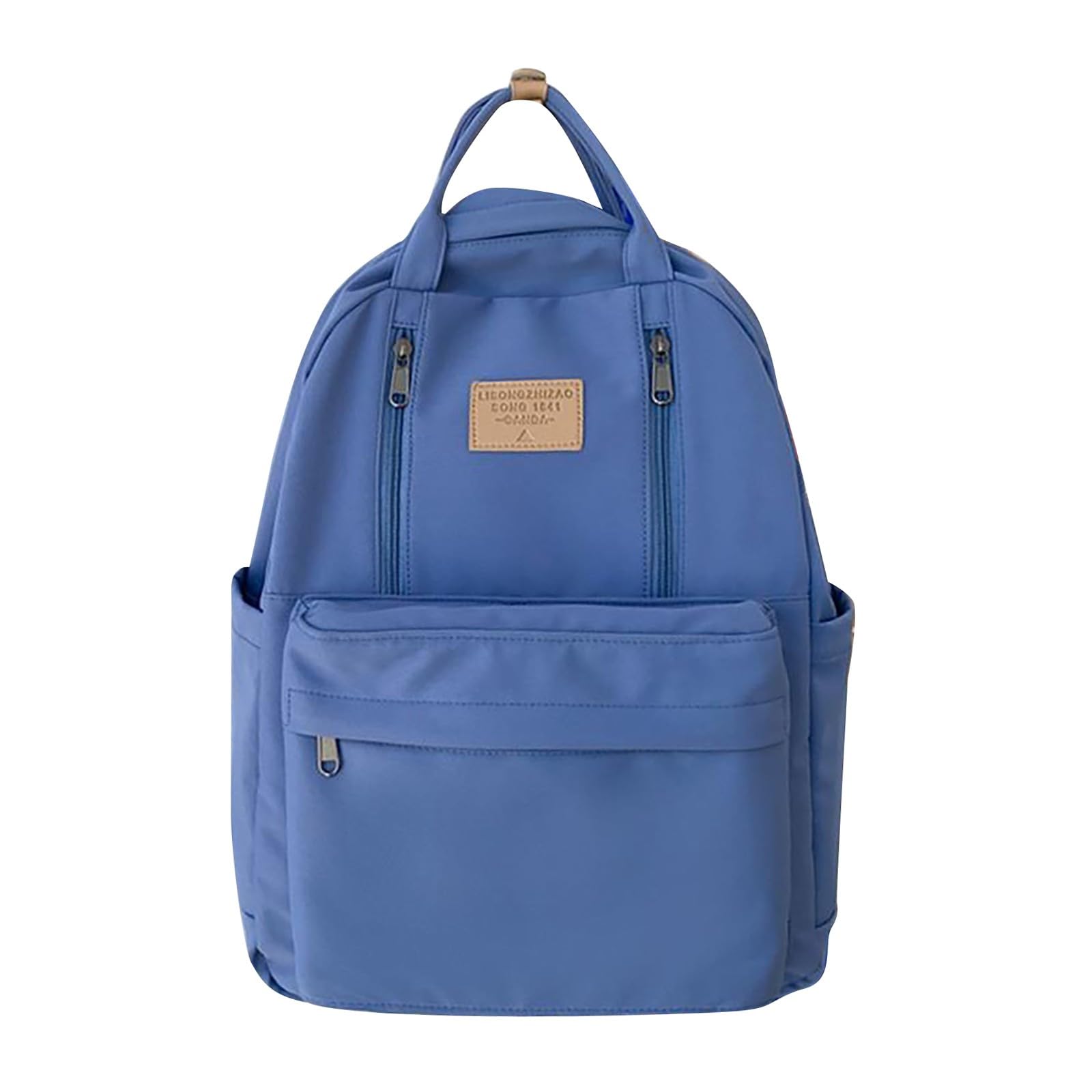 Sac d'école femme bleu à grand volume pour les cours du secondaire - 5