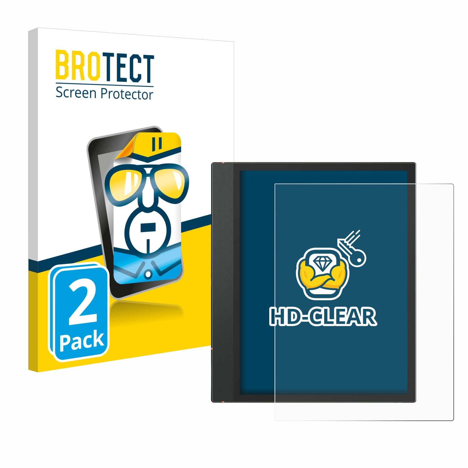AtFoliX Film Protection Écran Onyx Boox Tab Ultra C Pro - Ultra-Clair Anti-Rayures (2 Pièces)