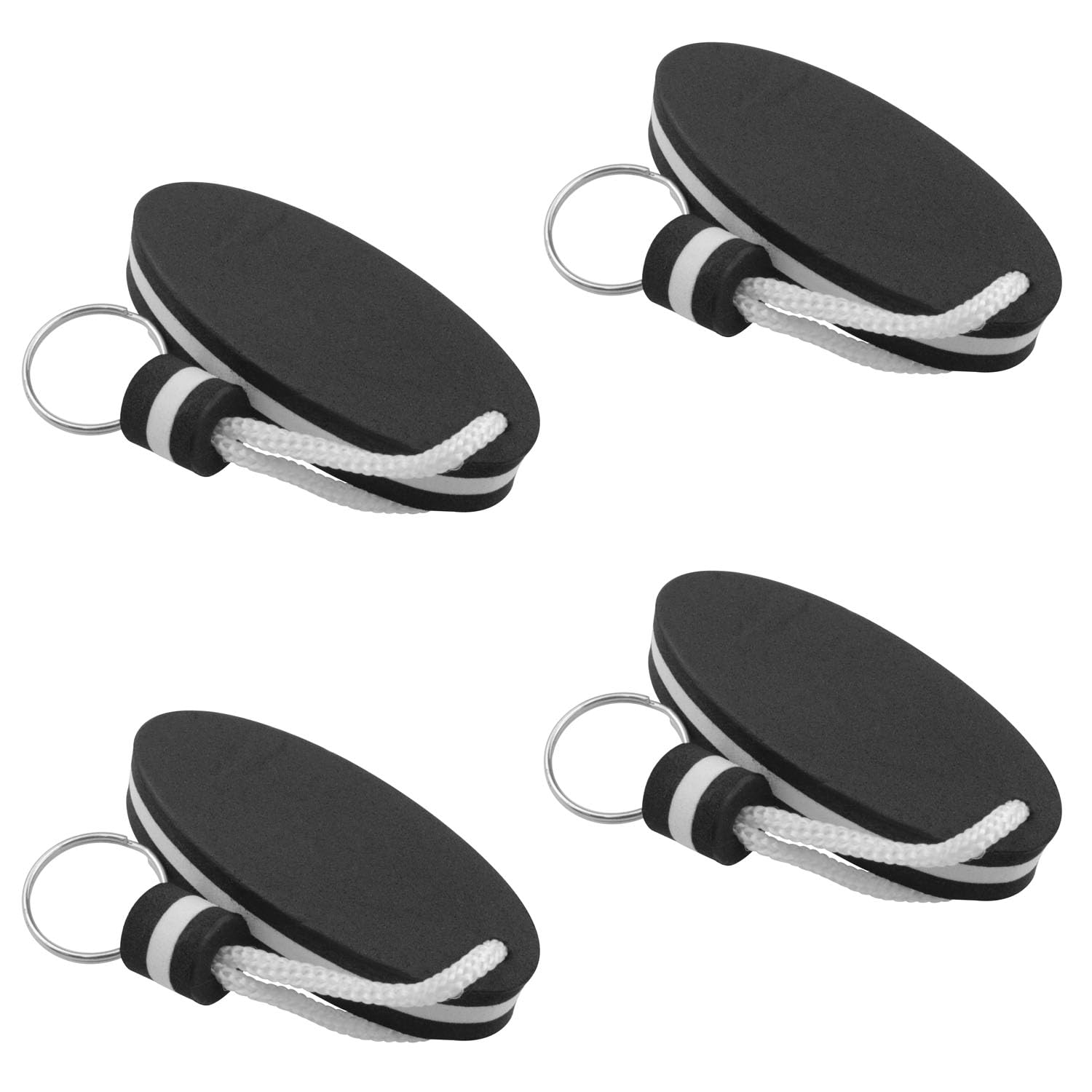 Zangc 4PCS Boat Key Floating Keychain Floating Key Chain for Boating for Fishing Sailing Surfing Swimming Water Sports