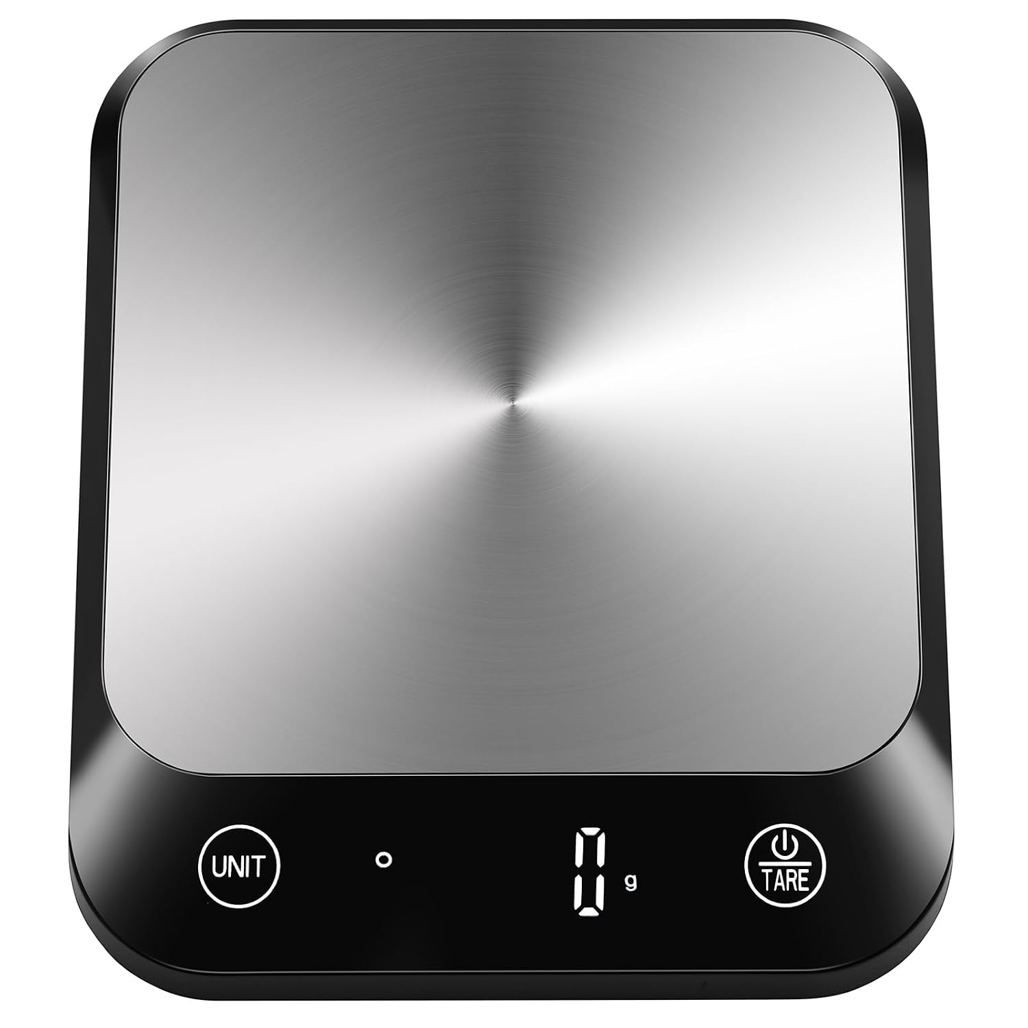 Vitafit 22lb Digital Food Kitchen Scale, High Accuracy Assured by Weighing Professional Factory Since 2001, Weight Loss, Baking and Cooking, LED Display, Batteries Included, Black