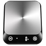 Vitafit 22lb Digital Food Kitchen Scale, High Accuracy Assured by Weighing Professional Factory Since 2001, Weight Loss, Baking and Cooking, LED Display, Batteries Included, Black