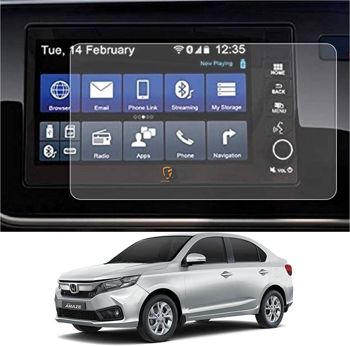 ARMOUR GUARDS HONDA AMAZE Car Infotainment System Accessories