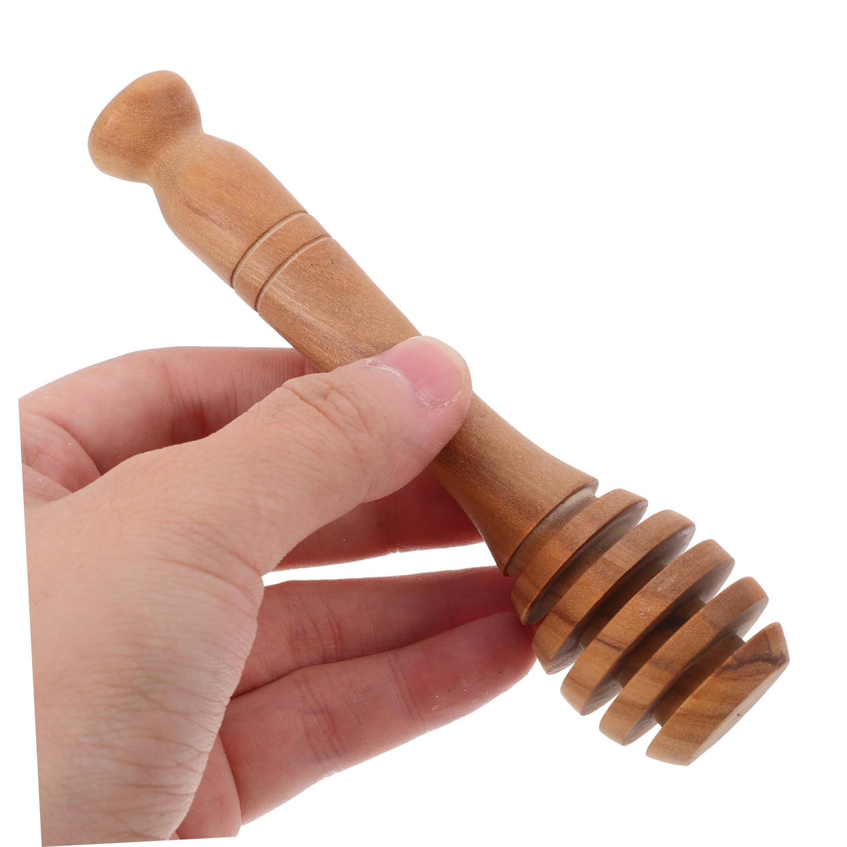 ASAKKURA Wooden Honey Stick Honey Stirrer Wood Dipper Honey Holder Honey Jars with Dipper Wood Honey Dippers Honey Straws Sticks Jam Stirring Wand Honey Stirring Rod re-usable