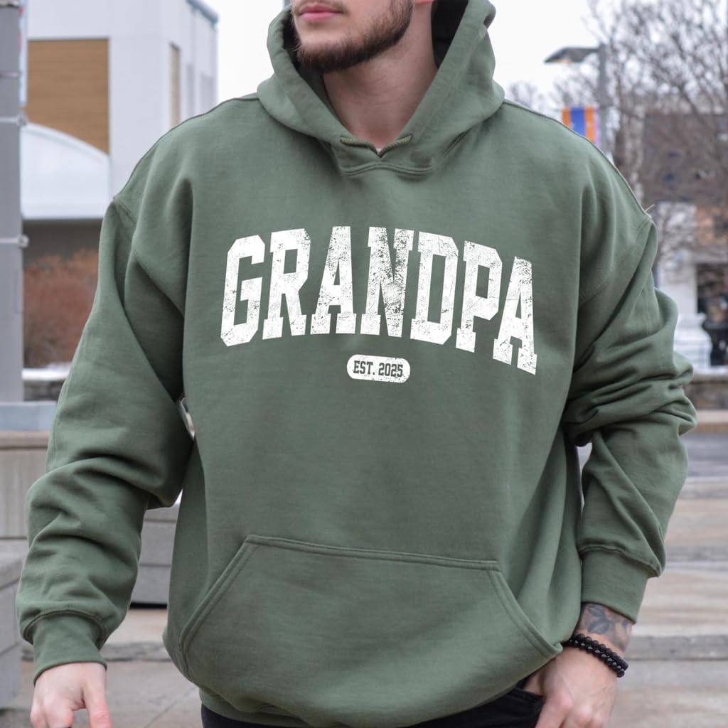 Personalized Dad EST Sweatshirt, Custom Year Crewneck for Father, Unique Gift for Dad, Family Matching Outfit - Image 3