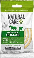 Natural Care Flea & Tick Collar for Dogs & Puppies - 4-Month Botanical Oil Protection, Water-Resistant, Fits Up to 20" Necks