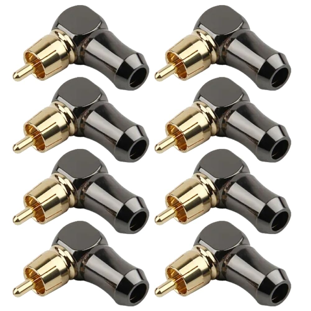 Jnchdghwa As Shown Right Angle 90 Degree Pure Copper Audiophile Connector For Audio Amplifier Thome Theater Hifi Speaker Terminal