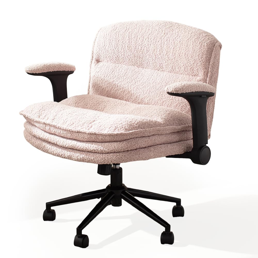 Amazon.co.jp: Dowinx デスクチェア あぐらチェア ブークレ生地