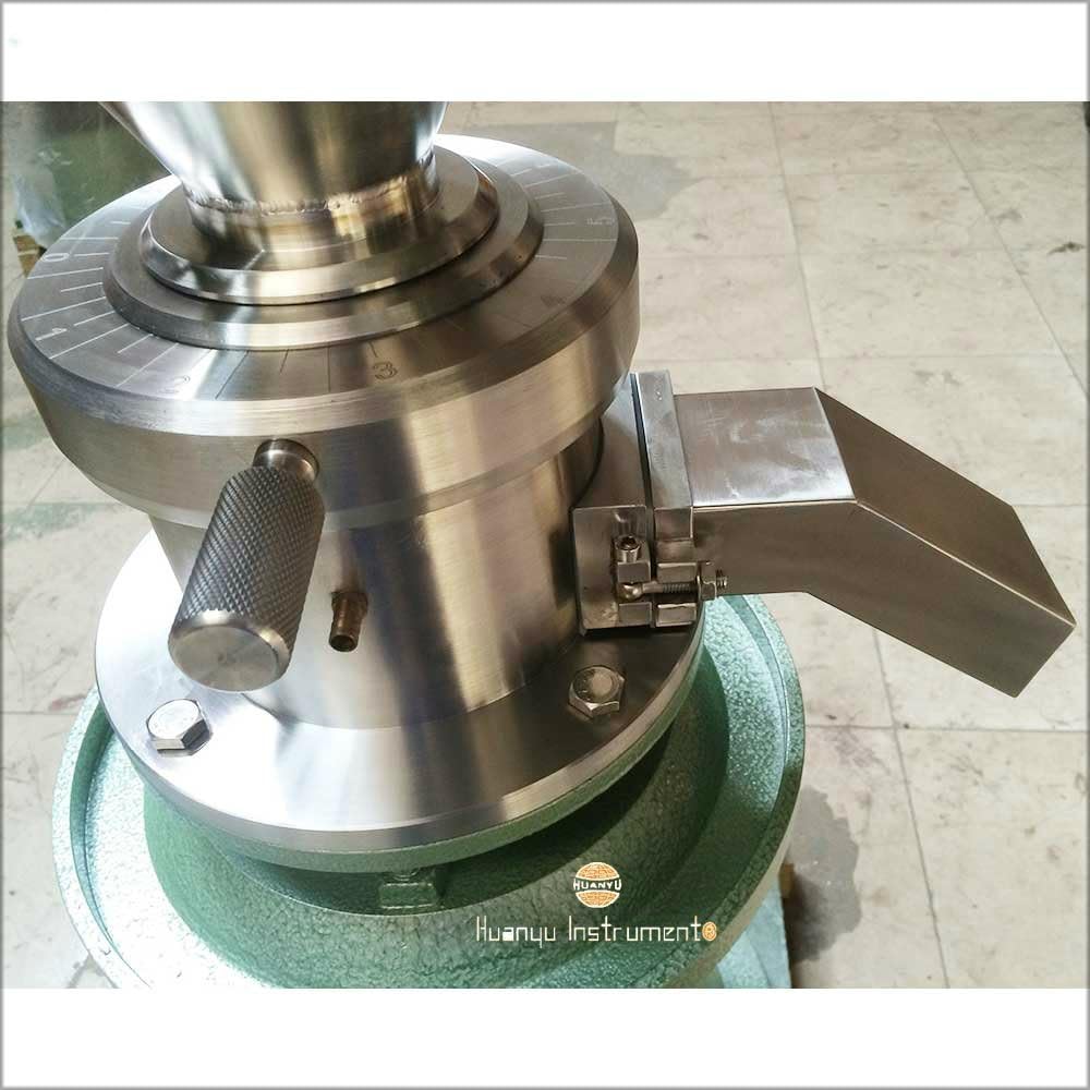 Huanyu JM120 Peanut Butter Grinder Maker Commercial Vertical Stainless Steel Mill Grinding Colloid Mill Emulsifying Machine for Pigment Jam Paste Pet Food Sesame Butter (220V)