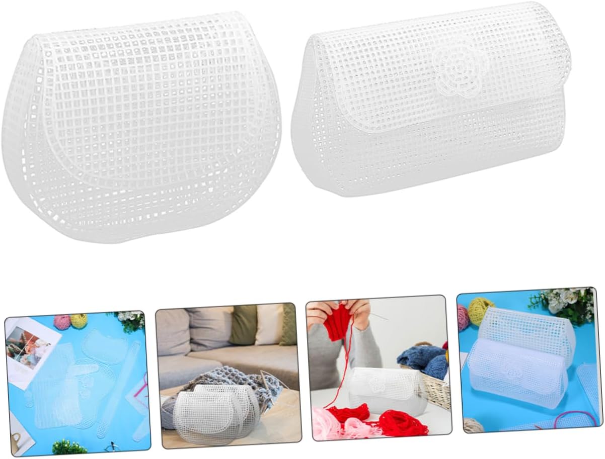UPKOCH 10sets Plastic Mesh Sheets for Crafting Embroidery and Bag Making Lightweight and for All Ages for Yarn Projects and Cross Stitching