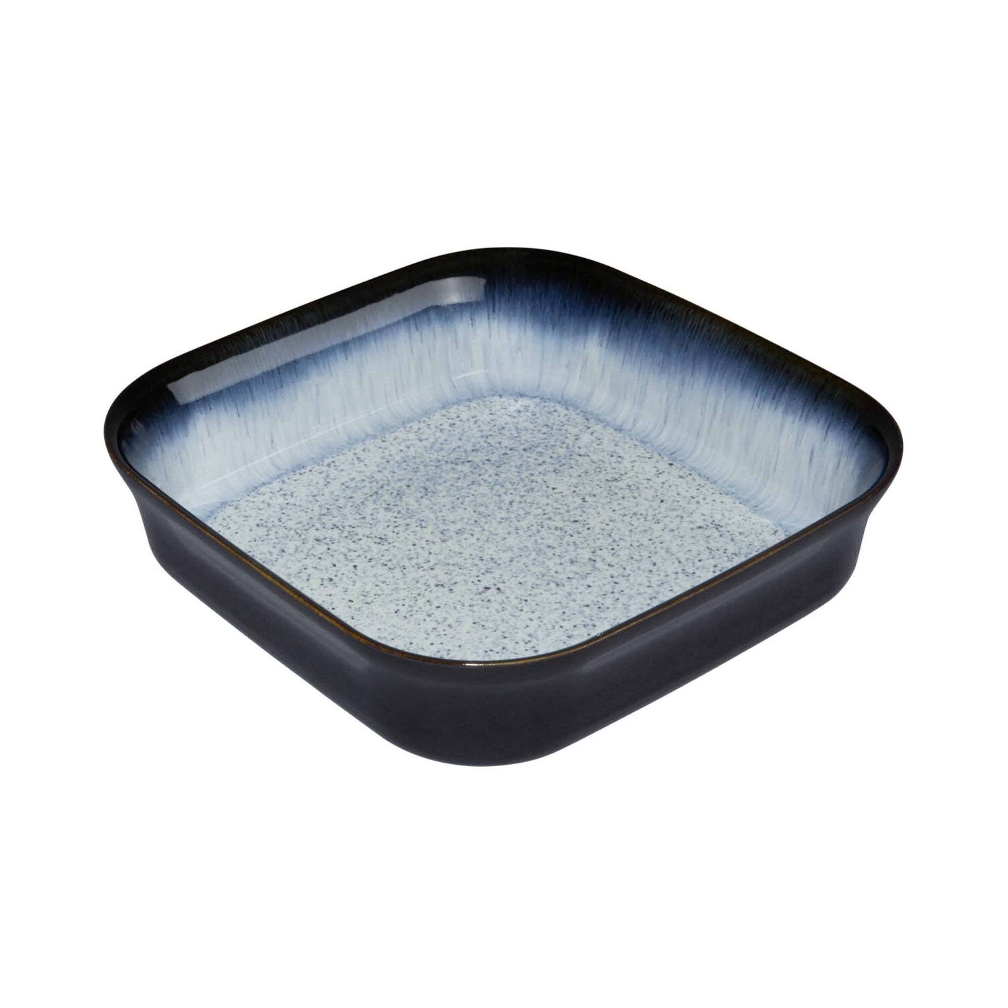 Denby - Halo Stoneware Oven Dish - 24cm Large Square, Oven Proof 2.15L Capacity Ceramic Dish For Cooking, Baking, Serving - Oven & Dishwasher Safe For Lasagne, Pies, Casseroles - Reactive Glaze