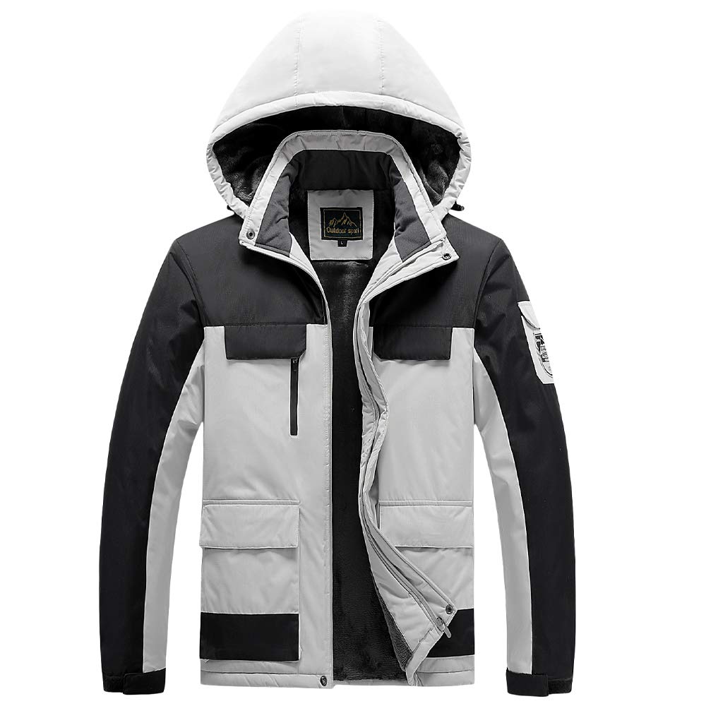 Giacca Montagna Uomo Giacca Trekking Donna Parka Giacca Softshell Mantieni Caldo Giacche Sportive Traspirante Giacca da Sci Impermeabile Antivento Cappotto Invernale