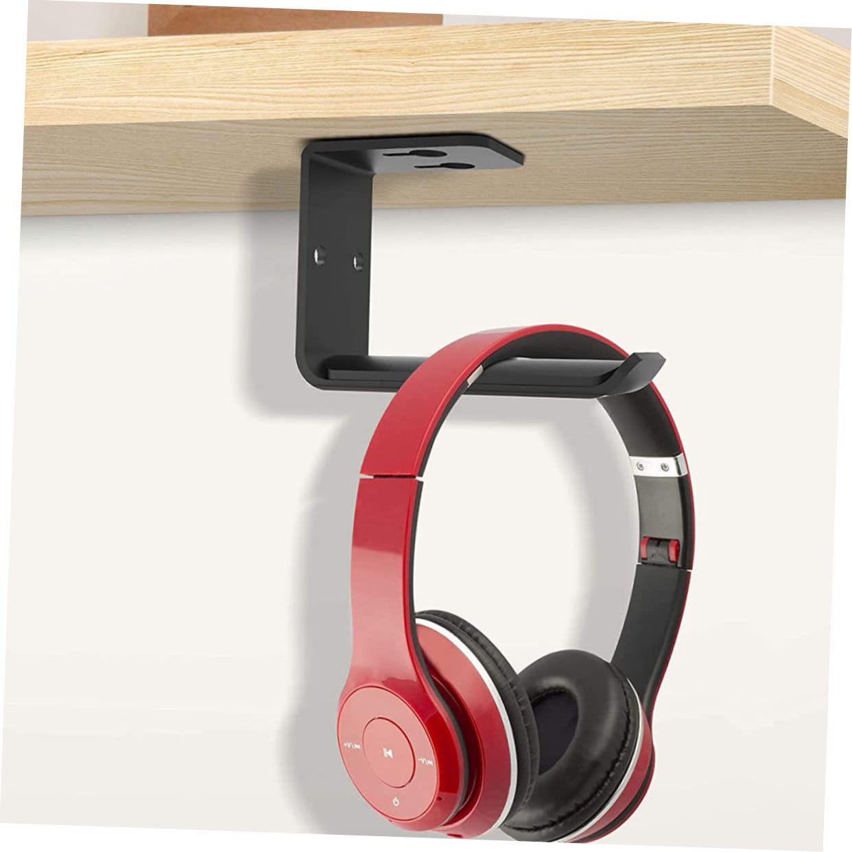 jojofuny 6pezzi Supporto Per Cuffie Lega Di Alluminio Da Montaggio Senza Perforazione Compatibile Con Cuffie over Ear e Archetto Struttura Resistente e Antiscivolo Design Elegante Per