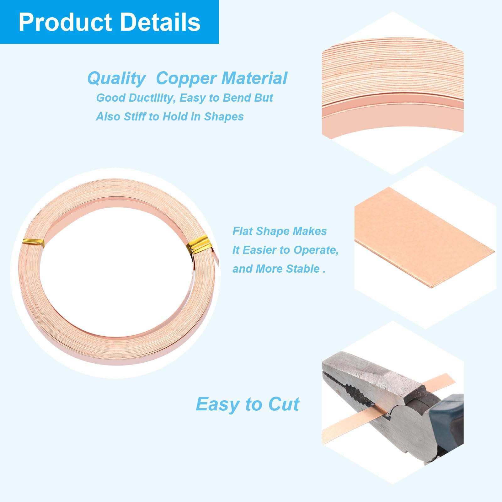 PATIKIL Flat Copper Wire - Image 3