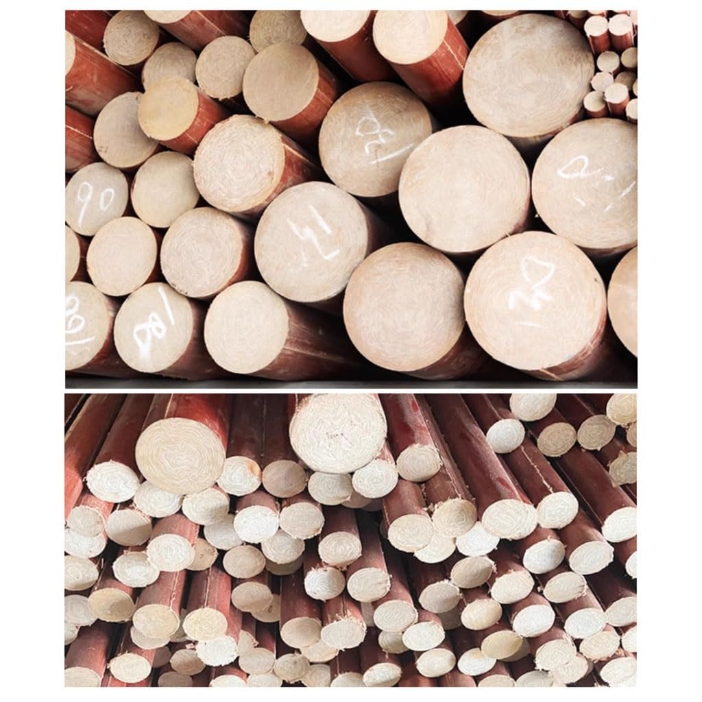 1 Barre En Bakélite De 20 Mm, 25 Mm, 30 Mm, Tige Stratifiée En Résine Phénolique De 1000 Mm, Bâton Isolant En Bois Électrique Résistant Aux Hautes Températures(20mm)