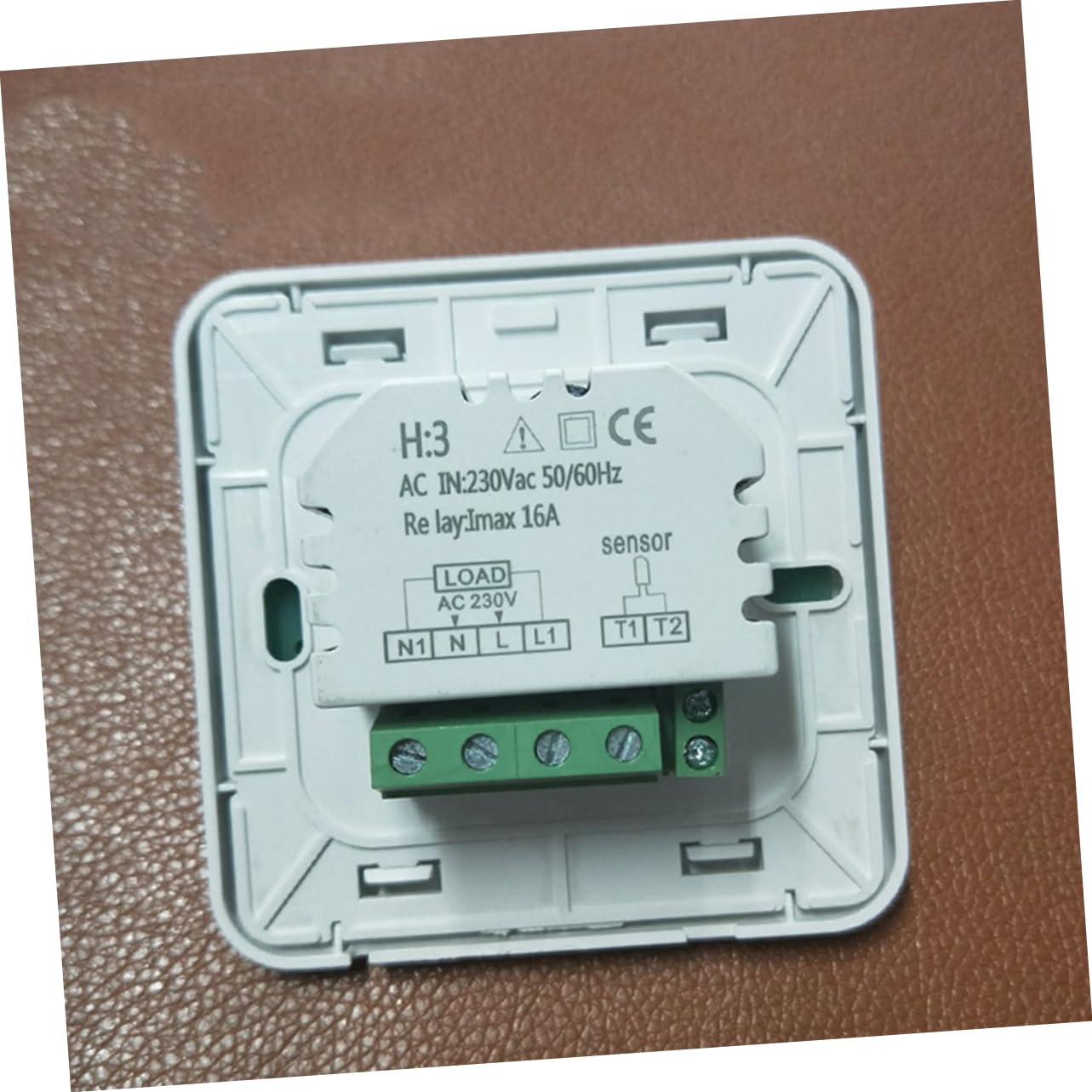 Homoyoyo Termostato Digitale Termostato Elettrico Termostato Di Riscaldamento Touchscreen Del Termostato Cronotermostato Bianca Senza Fili Regolatore Wifi