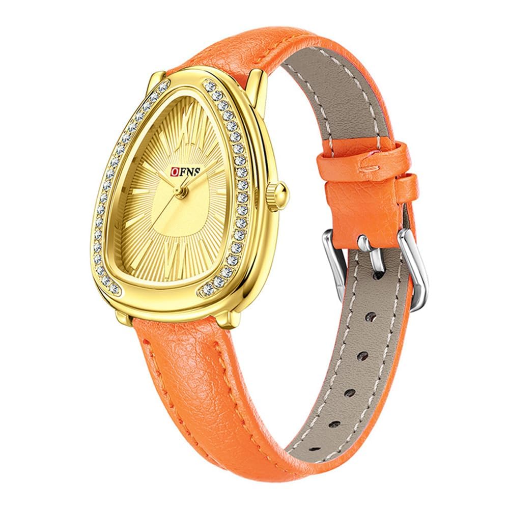 Elegante orologio da donna con quadrante in zircone, cinturino in lega di zinco, orologio da donna, orologio da polso per ragazze, quadrante unico a forma di serpente