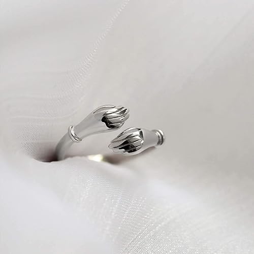 Miniatura 7 de Anillos de oro para mujer tamaño 9 anillos de pulgar para mujer joyería de oro anillo abierto regalos creativos para mujer anillos de amor para