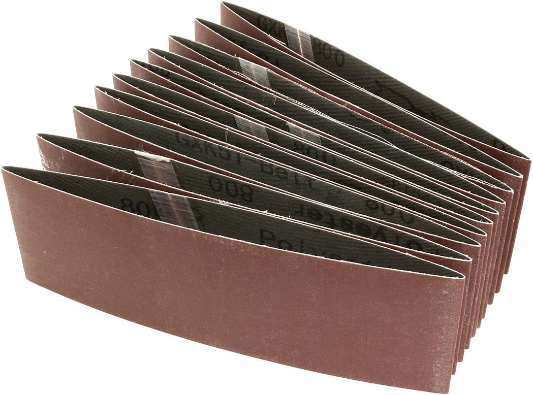 TOP-VIGOR 10Pcs Sanding Belt 800 Grit - Image 3