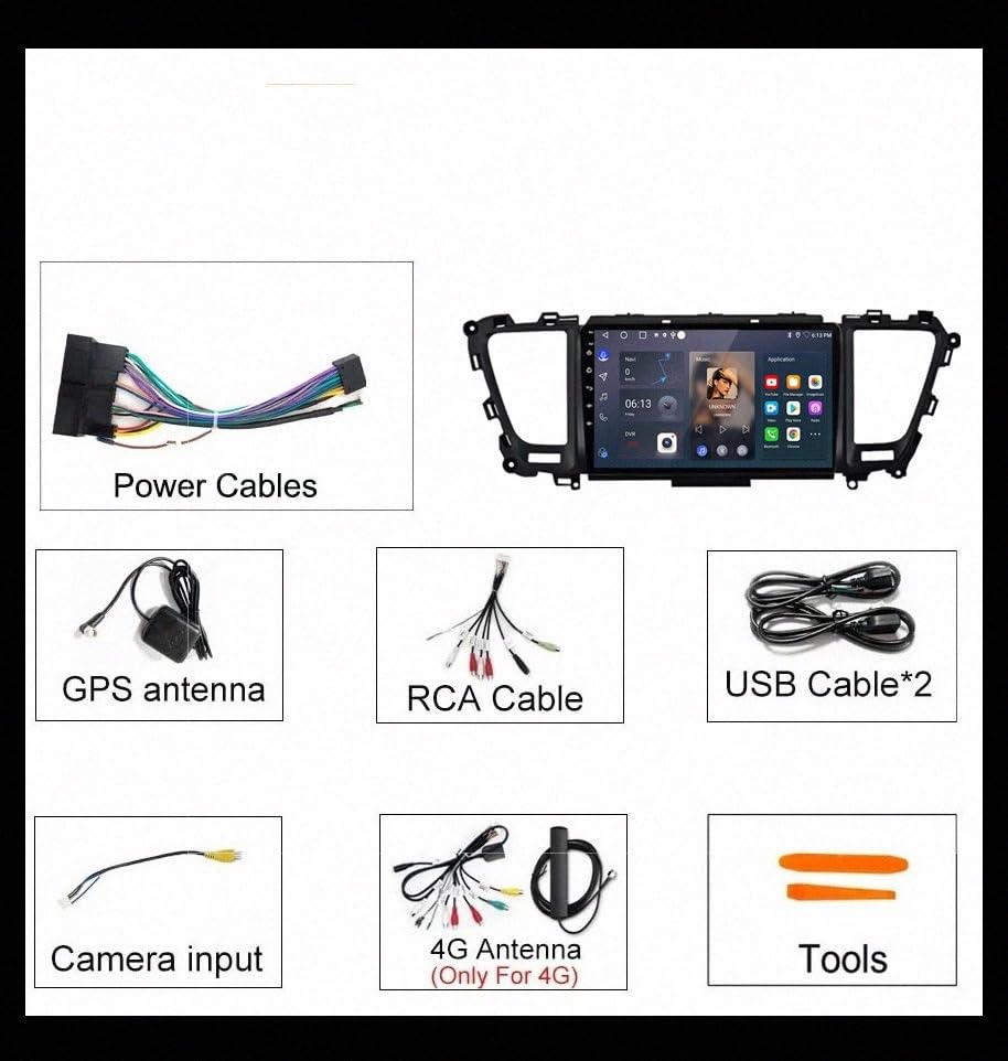 Navegador GPS para KIA Cee'd 2012-2016 con Bluetooth manos libres y 4 núcleos 7