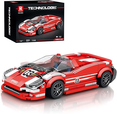 Miniatura 1 de MISINI 680 Speed Racing Car Building Blocks Set, MOC Sports Car Building Kit, Cool Toy for KidsBoys, and Girls Ages 6+, Gifts Building Blocks Set