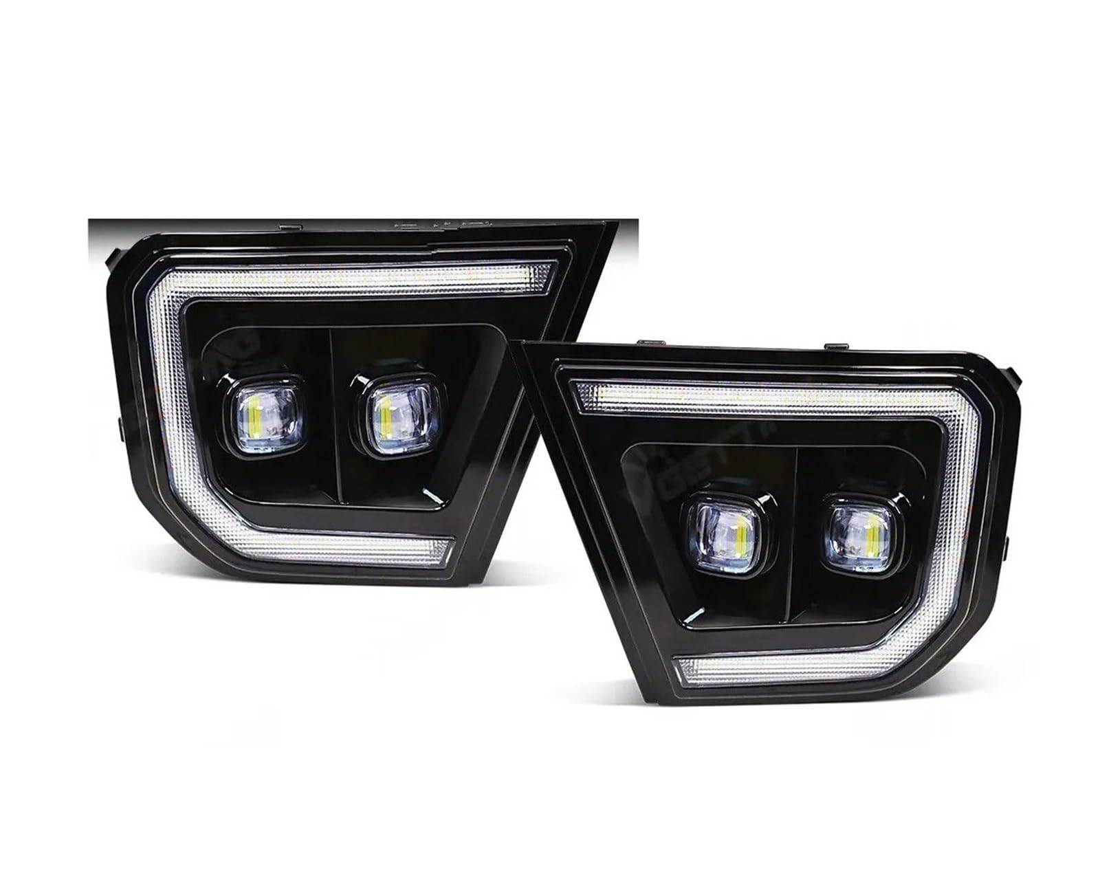 Luces Antiniebla Luz Niebla Para Ford Para Ranger Para Wildtrak 2022 2023 Luces Diurnas LED DRL Intermitentes Blancas Amarillas