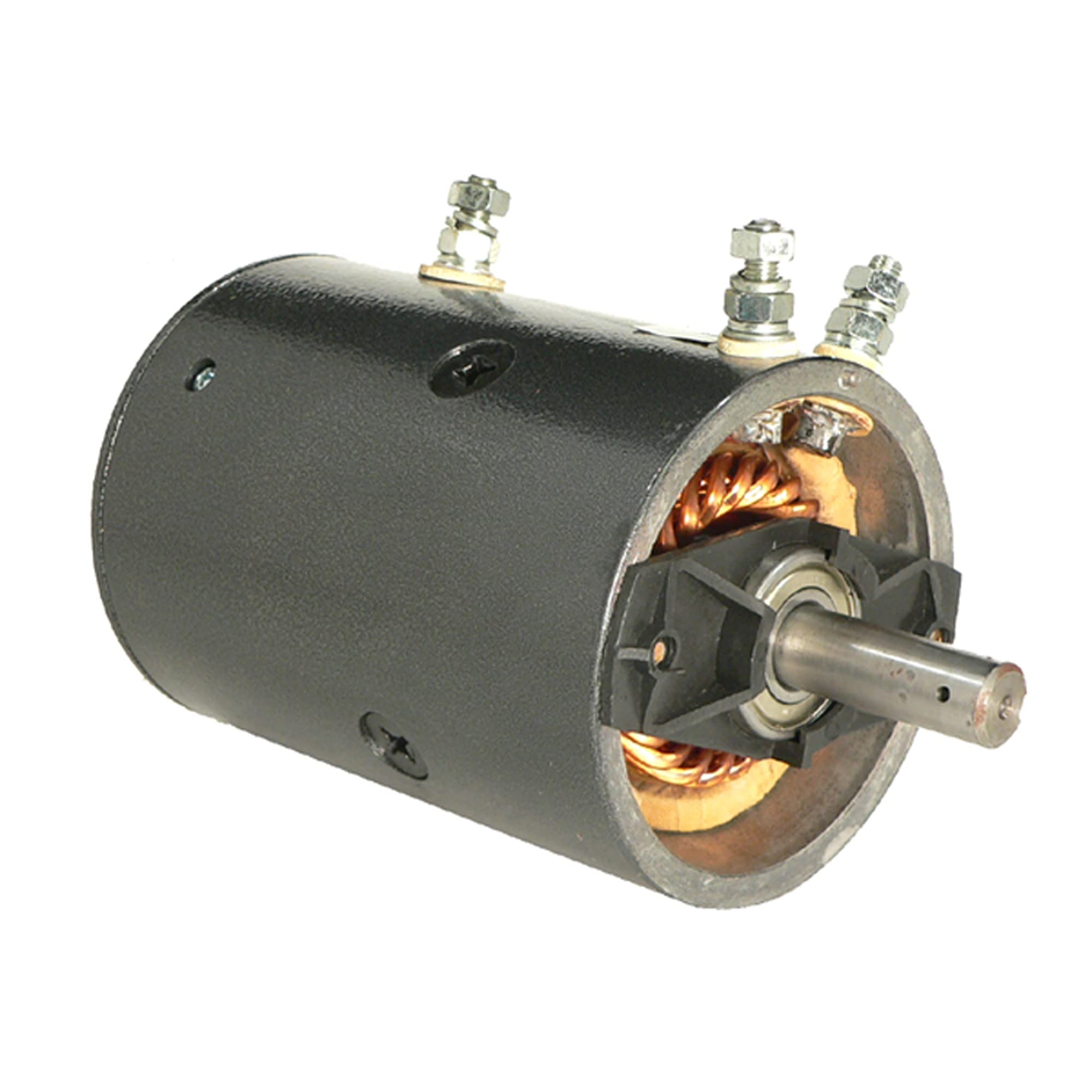 DB Electrical 430-20017 Pump Motor for Warn Keyed Shaft Heavy Duty 8274 46-2262, MBJ4401, MBJ4401S / Warn 7536 W-8941