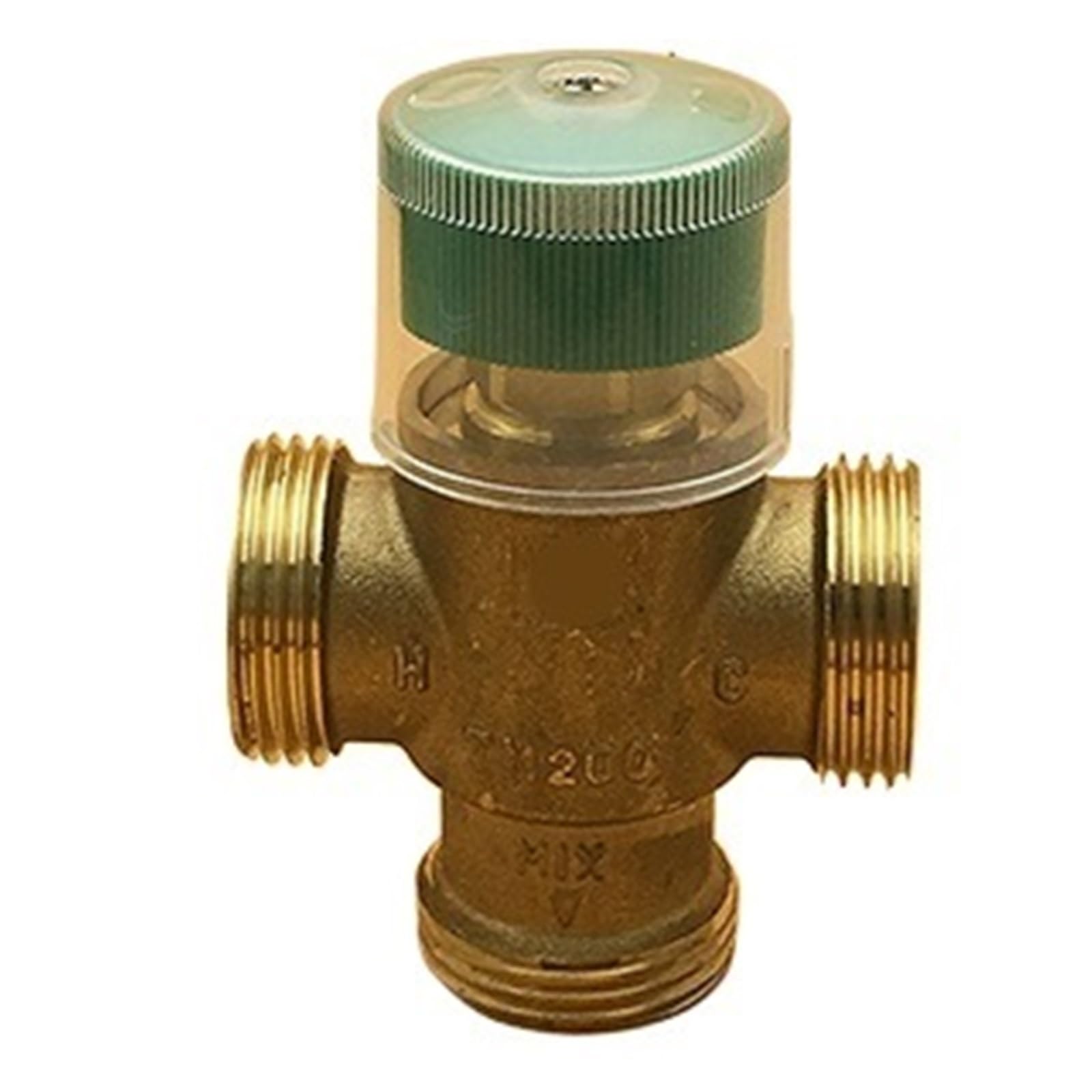 Tuyau cuivre solaire vanne thermostatique de mélange d'eau DN25 G1 pouce