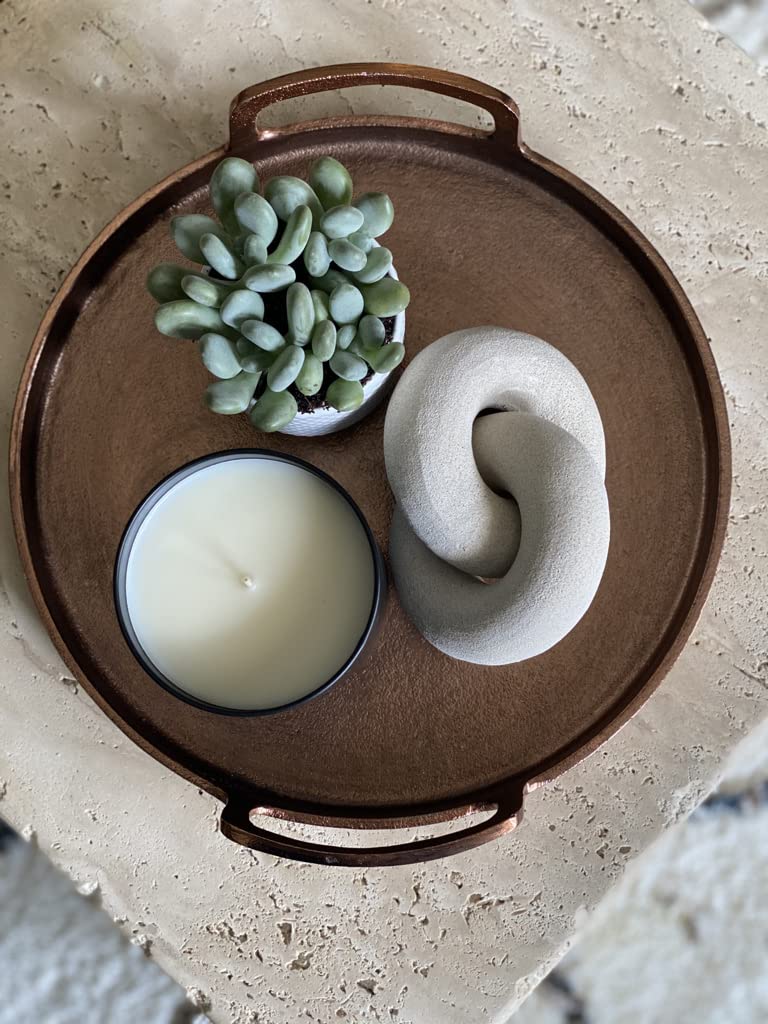 Handmade Clay Knot Sculpture, Figurine, Table Top Decor