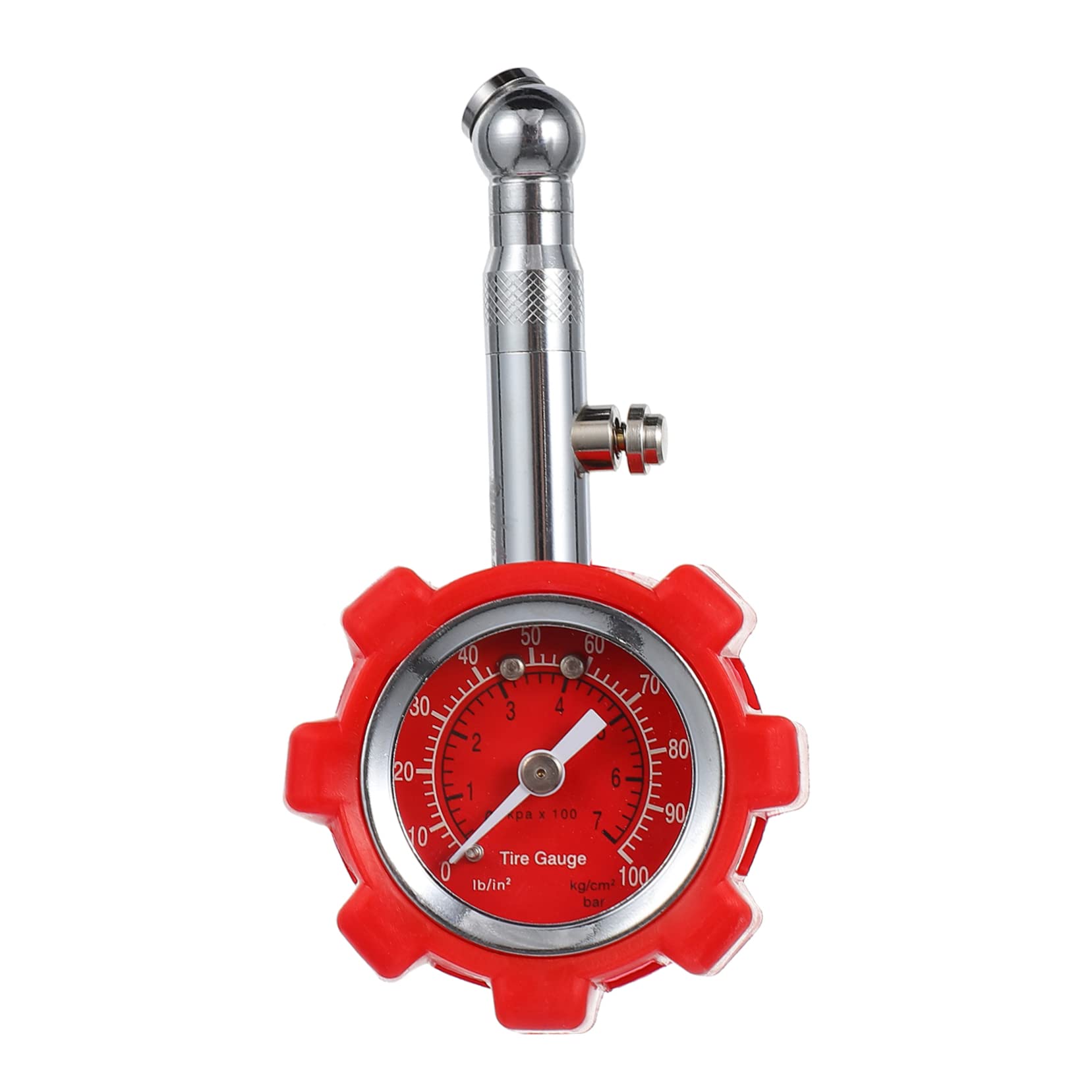 Cabilock 1Pc Portable Tire Pressure Heavy Duty Air Pressure Gauge for Cars Accurate Readings for Various Vehicles Lightweight Design with Reset Button No Batteries Required