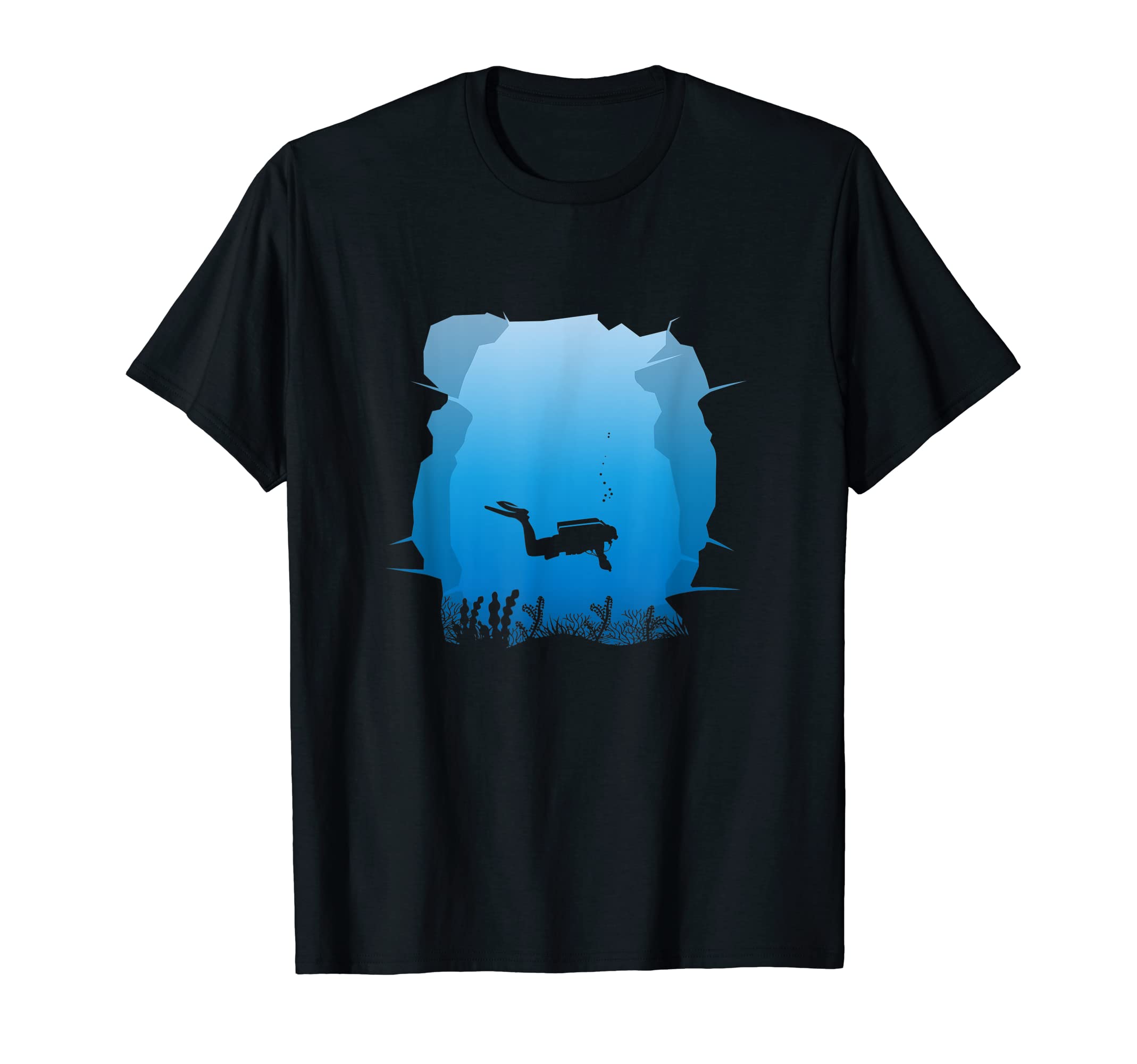 Cave Diving Cavern Ocean Tec Deep Diving SeaScuba Dive T-Shirt