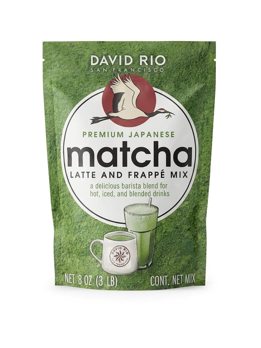 David Rio Japanese Matcha Latte & Frappé Mix 1,36kg