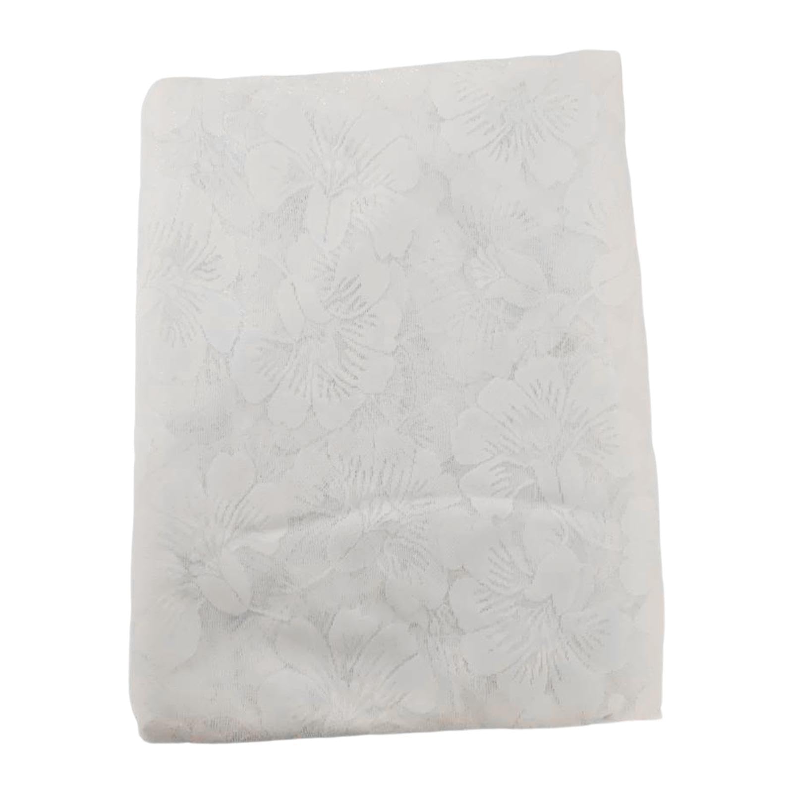 Round White Lace Tablecloth Fabric Table Cover for Holiday Dining Table-image-47