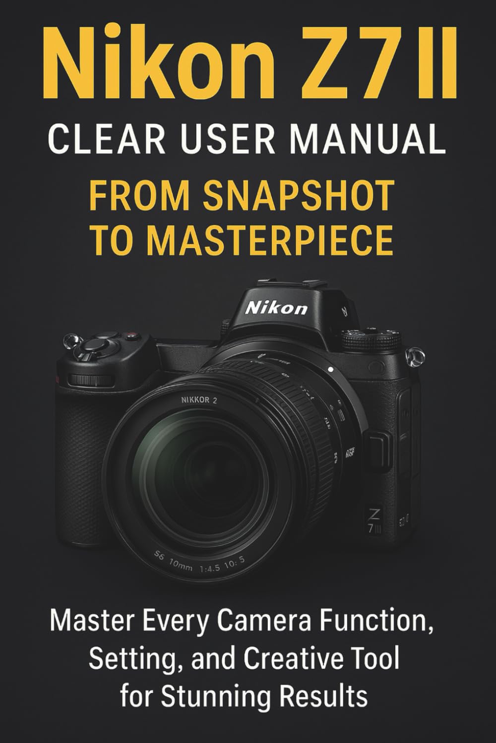 Nikon Z7 II Clear User Manual From Snapshot to Masterpiece