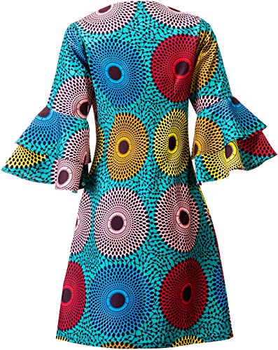 Image of SHENBOLEN Women African Print Jacket Dashiki Traditional Top Dress
