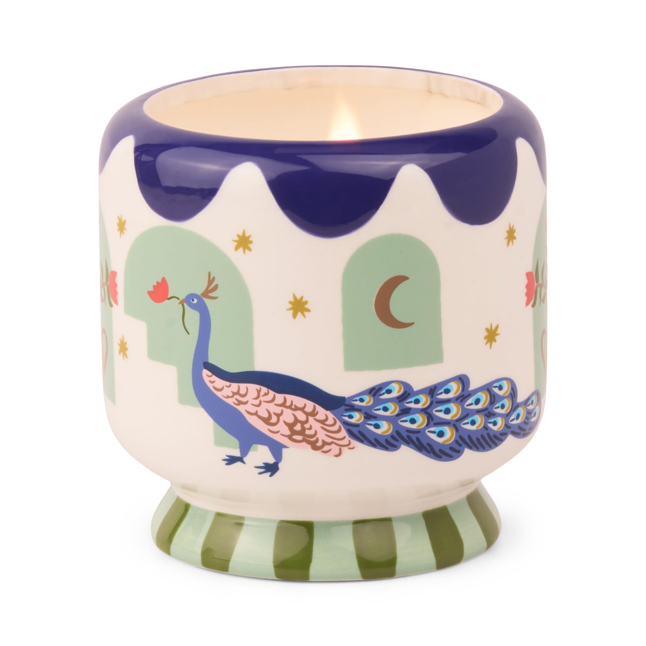 Paddywax Adopo Collection Ceramic Candle - Misted Lime
