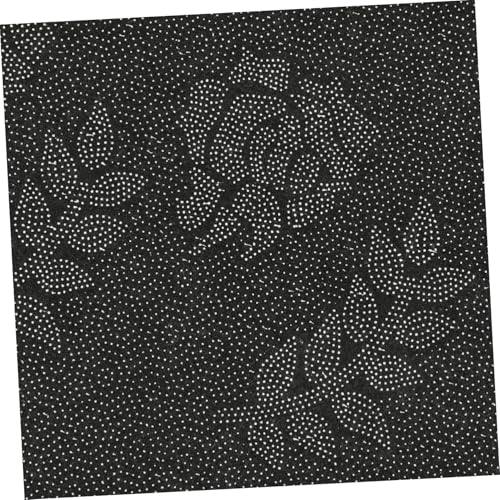 Tapis de Mahjong imprimé classique en polyester doux avec revêtement antidérapant