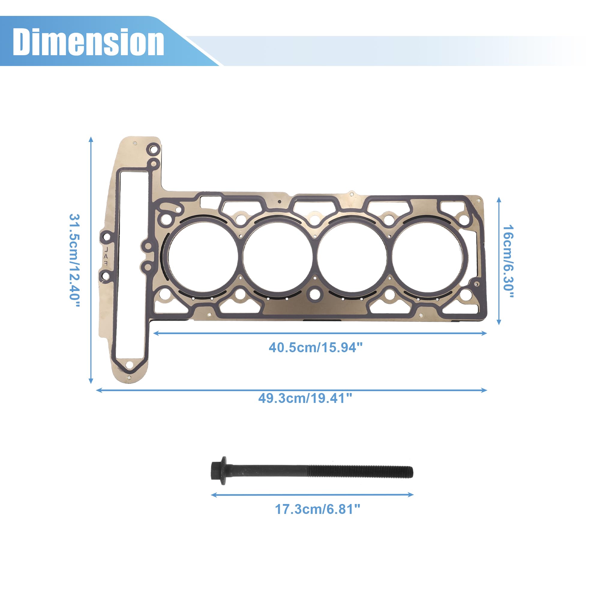 せです Amazon.com: X AUTOHAUX Cylinder Head Gasket Set Engine