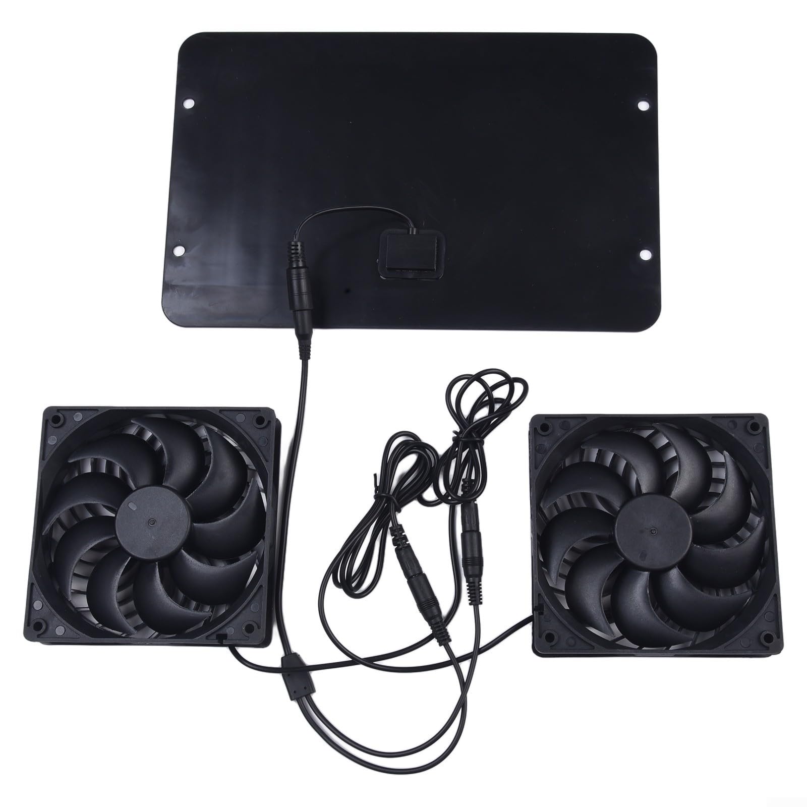 Ventilateur à énergie 12V 10W étanche pour rafraîchir le poulailler