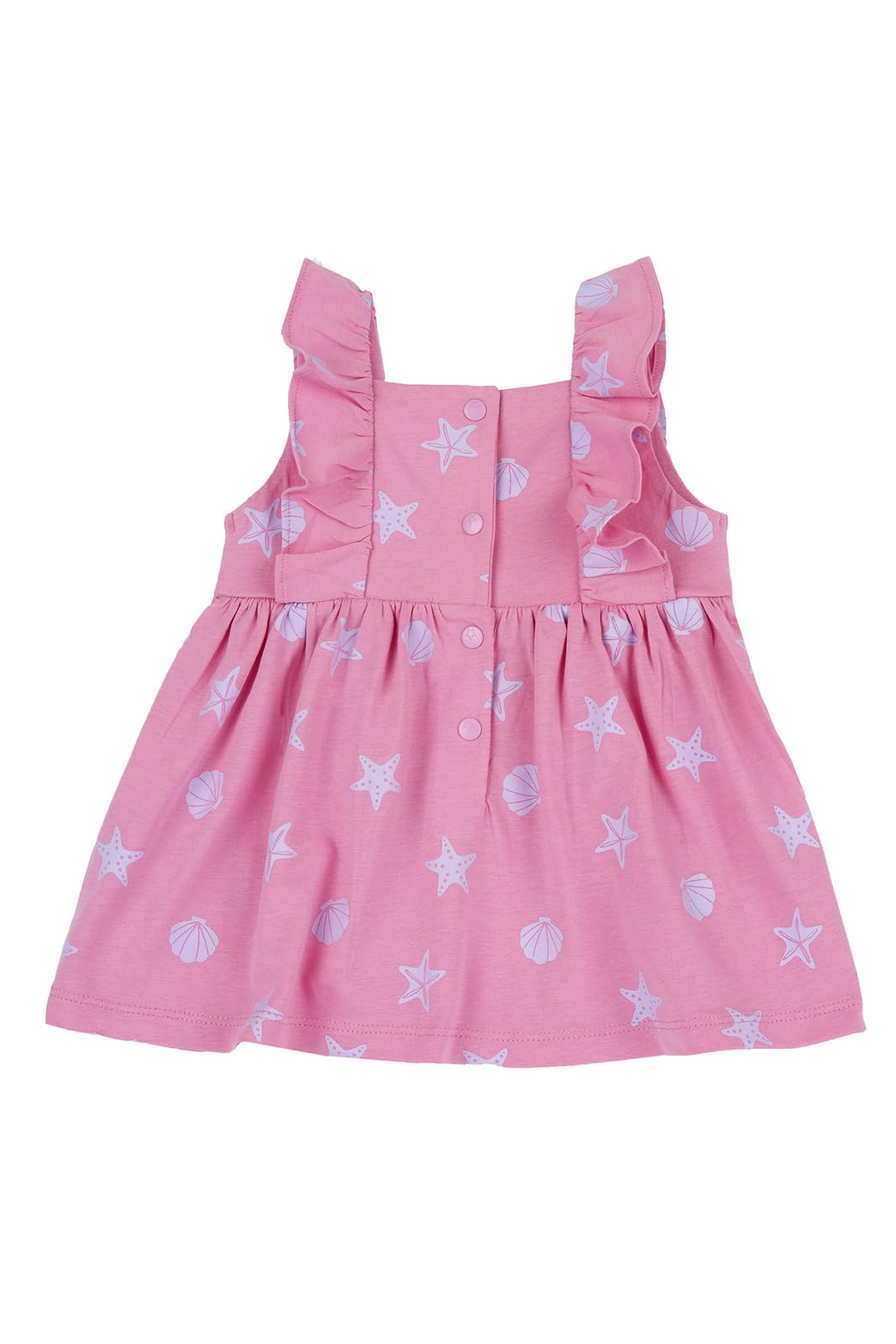 Chicco, Robe Bébé Fille, Robe Rose à Manches Courtes, en Coton Doux, Conçu en Italie, Vêtements Bébé Fille 0-24 Mois, Idées Cadeaux Naissance