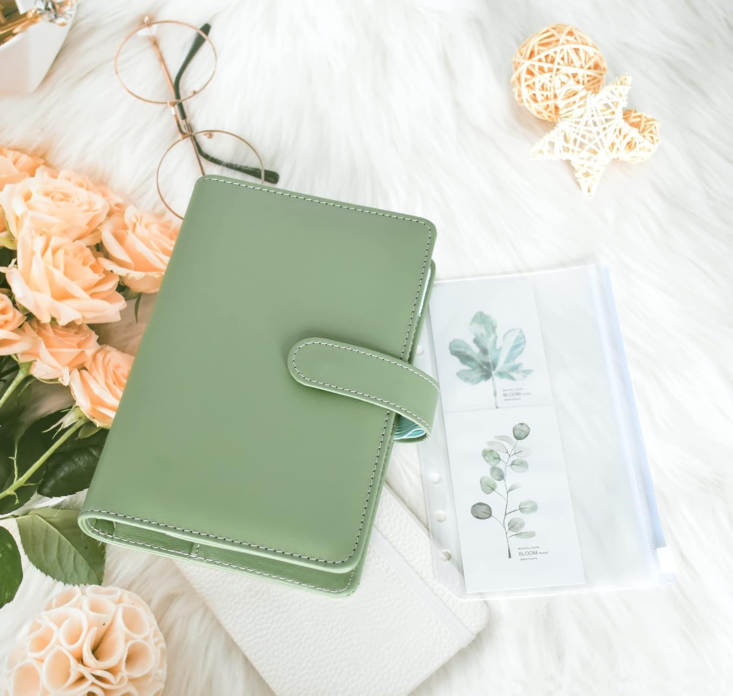 Classeur Budget, Enveloppe Budget, Classeur A6 en PU Cuir, Classeur Budget Planner, Classeurs à