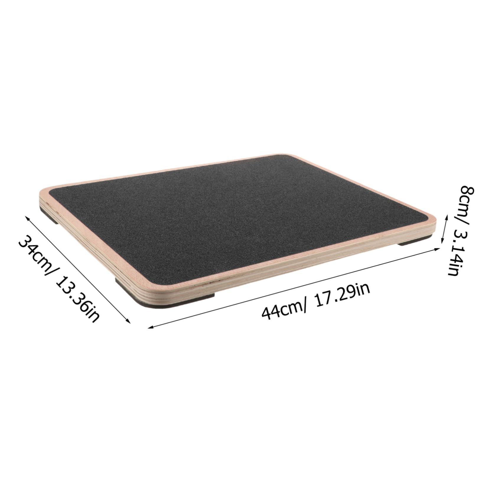 ibasenice Balance Board Quadrata per Adulti per Allenamento e Coordinazione Piattaforma Stabile per Esercizi Fitness e Yoga