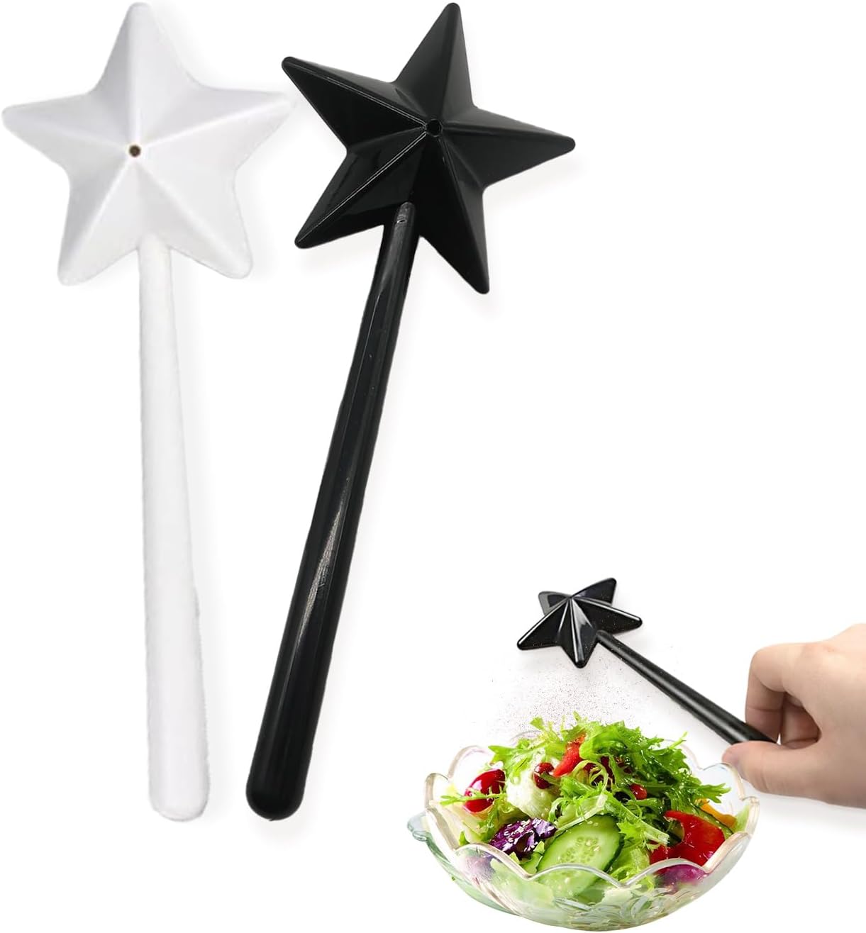 Wondsea Salt and Pepper Shakers,Magic Wands Salt and Pepper Shakers