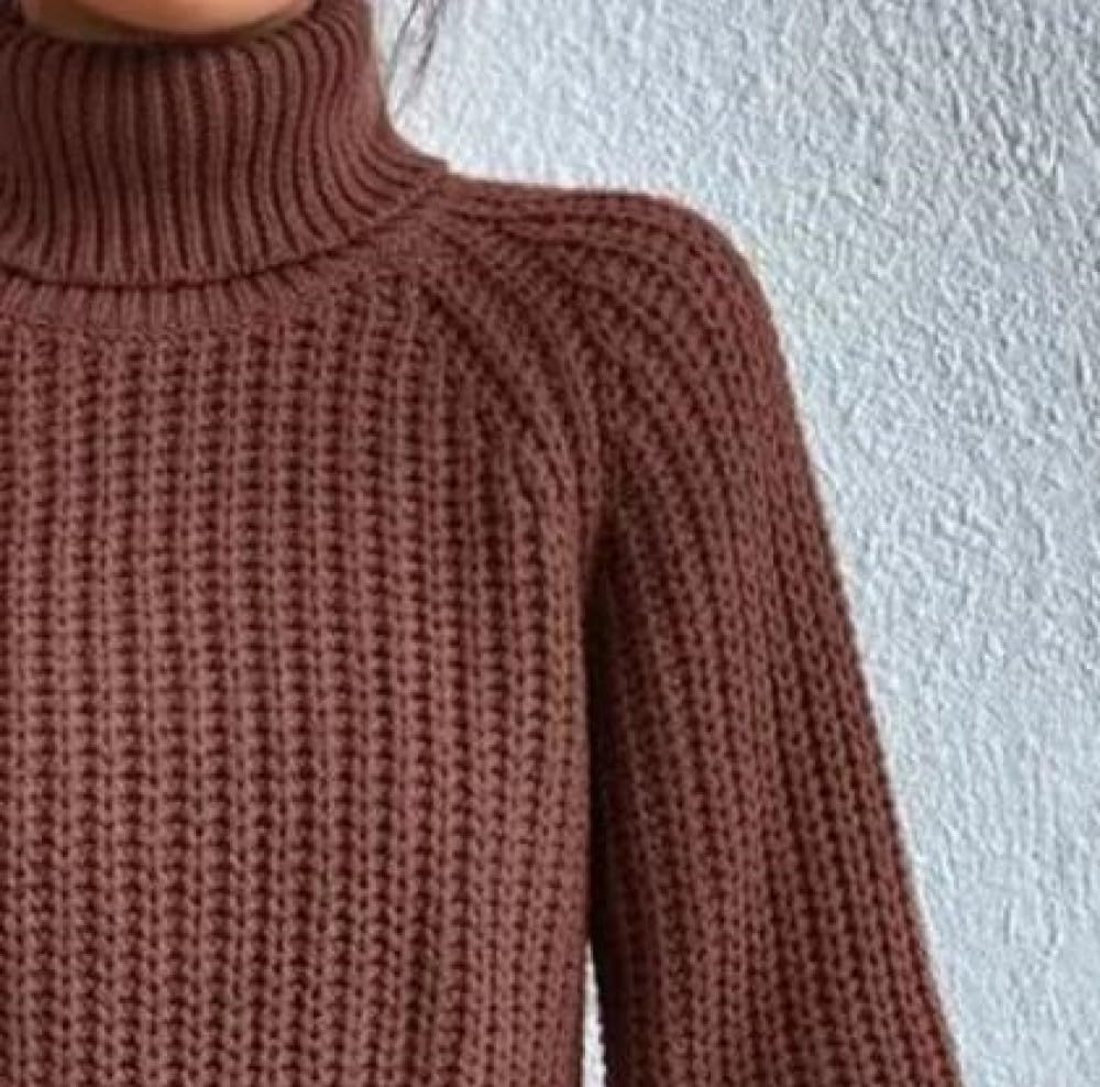 Rollkragenpullover Für Damen, Winter, Langärmelig, Seitlich Gespalten, Strickpullover, Wollpullover, Strickpullover, Rollkragenpullover, Warme Oberteile, Pullover, Strickwaren