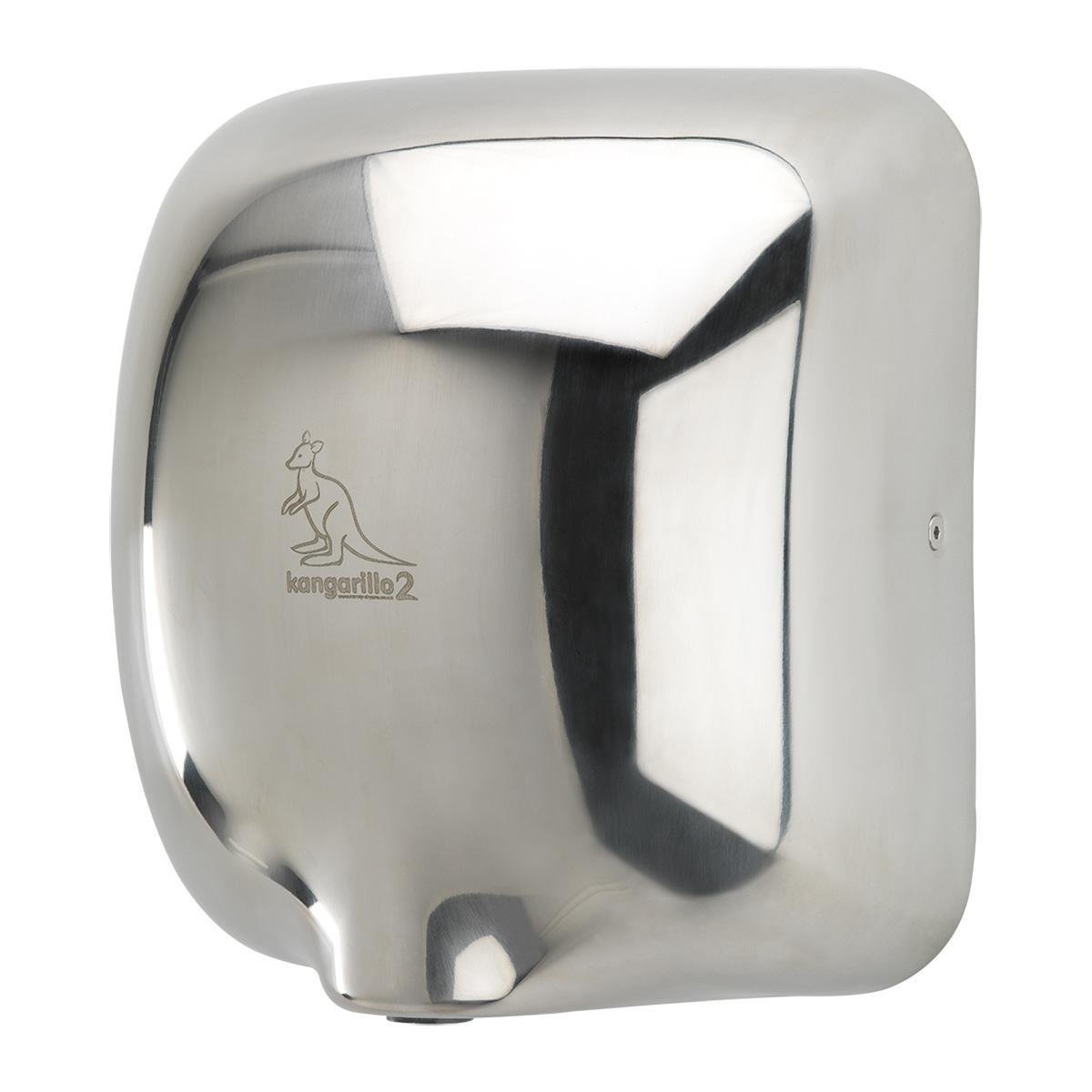 (Brushed Stainless Steel) Kangarillo 2 Eco Hand Dryer 5060405134439