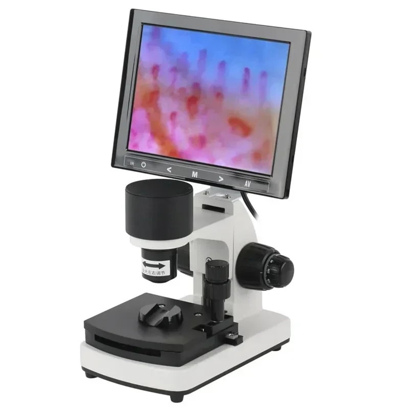 Mikroskop, Mikroskopijny mikroskop 1000X z obserwowanym mikrokrążeniem, cyfrowa lupa wideo, zintegrowana maszyna, wyświetlacz LCD,Produkty laboratoryjne i naukowe