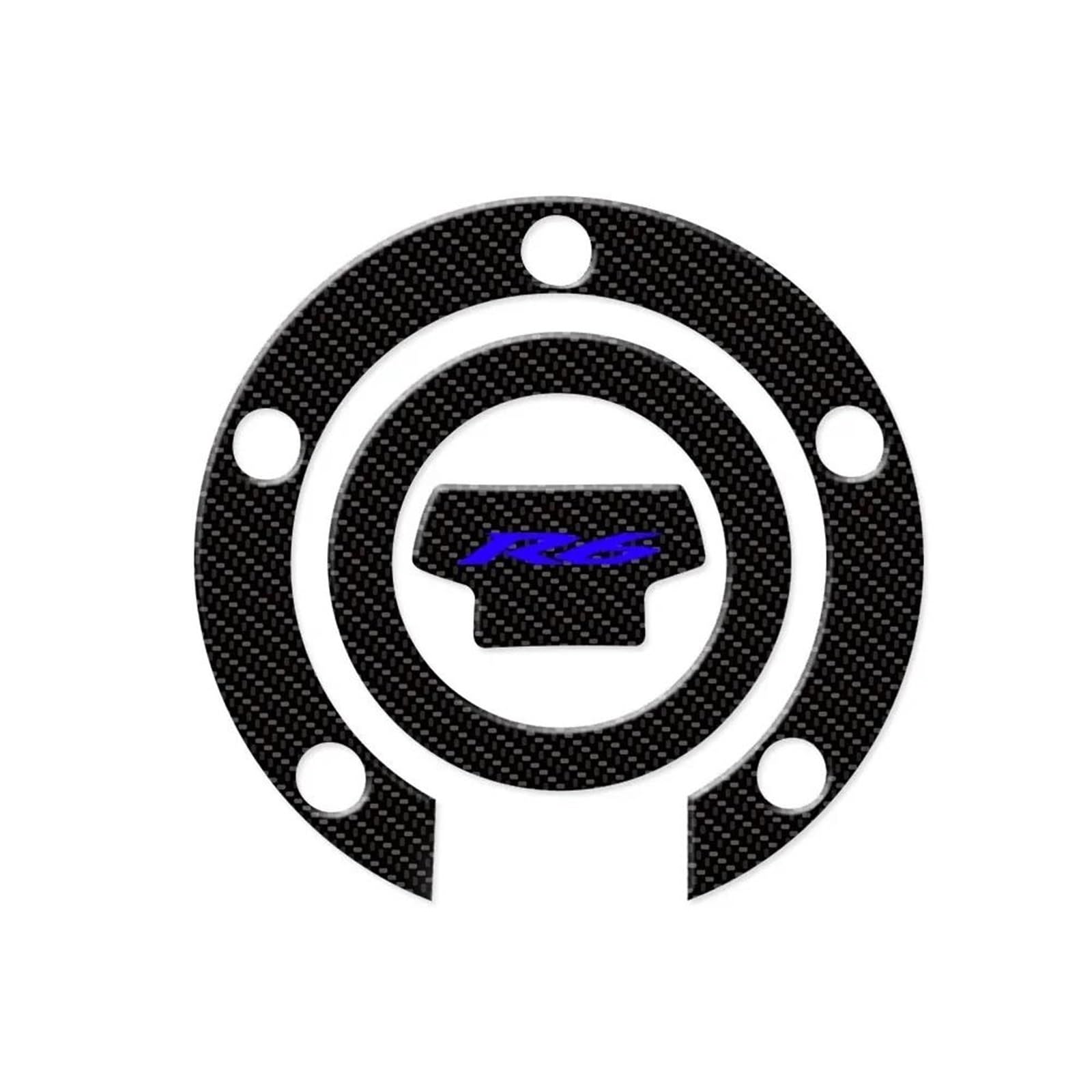 Motorcycle Tank Pad Sticker Decals Protector Accessories for Yamaha YZF R6 YZFR6 2006 2007 2008 2009-2017 Streetfighter(Color1)