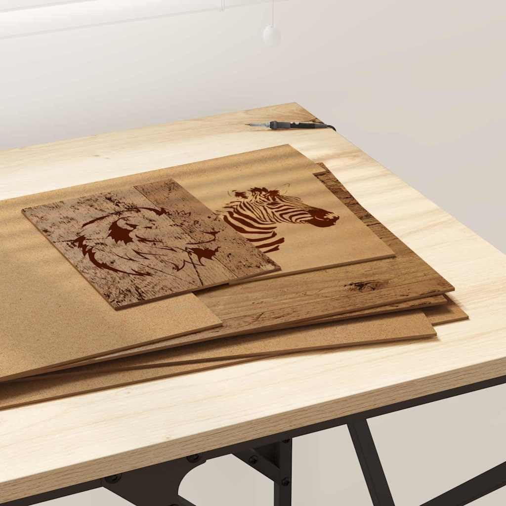 Holzdekorplatten 50 Stuck 30x42x0,27 cm Holzwerkstoff | Leicht zu schneiden, formen und dekorieren, vielseitig fur Bastelprojekte, pflegeleicht mit feuchtem Tuch