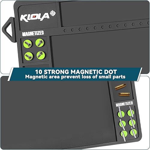 Miniatura 5 de Klola Alfombrilla de limpieza de pistola de rifle grande, alfombrillas magnéticas de limpieza para todas las armas, alfombrilla antideslizante para